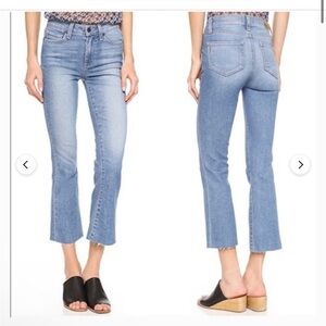 Paige Denim Colette Crop Flare - in Medium Baybreak Wash - 27